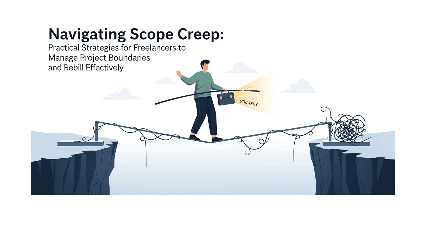 Navigating Scope Creep: Practical Strategies for Freelancers to Manage Project Boundaries and Rebill Effectively
